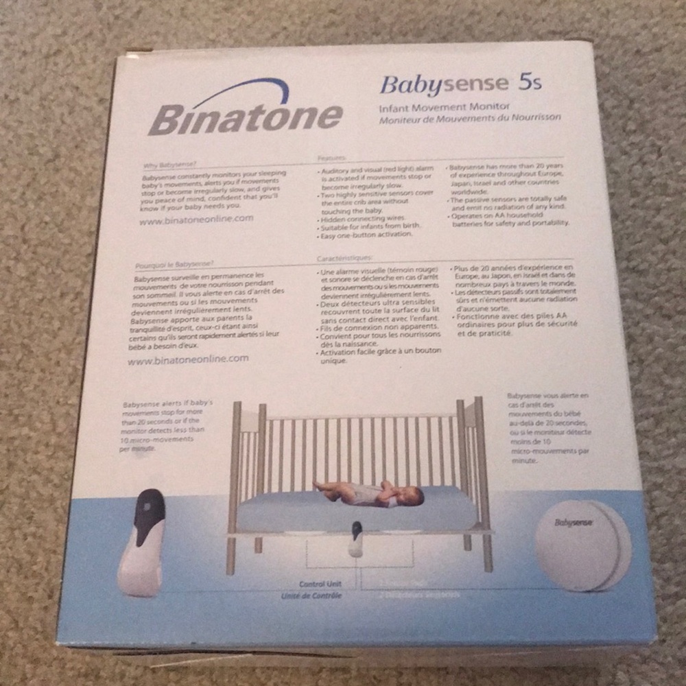 Binatone Babysense baby movement monitor - Picture 4 of 6